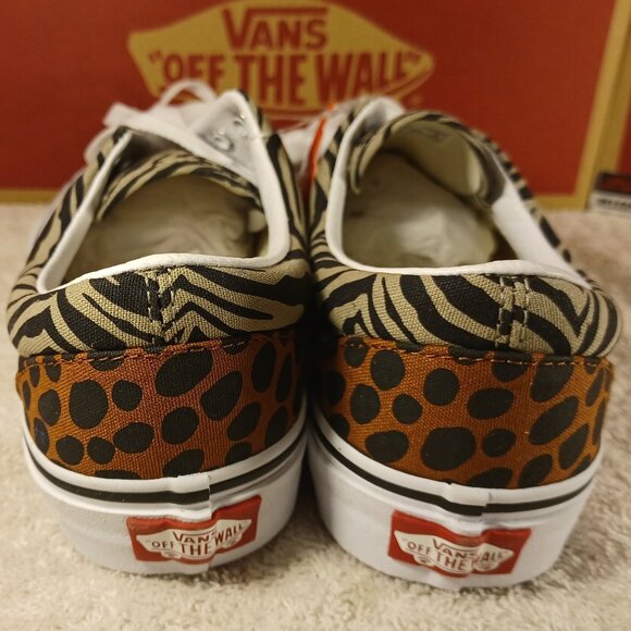Vans Men's 3.5/Women's 5 Era Safari Leopard/Zebra Multicolor  VN0A54F19M7 - Picture 9 of 11